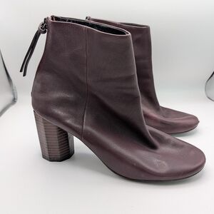 Grey City Heeled Ankle Boots